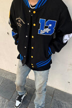CZ ED Embroidered Woolen Varsity Jacket