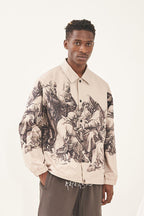 Empty Reference Childbirth Painting Coach Jacket
