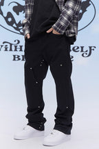 CZ Loose Flared Jeans