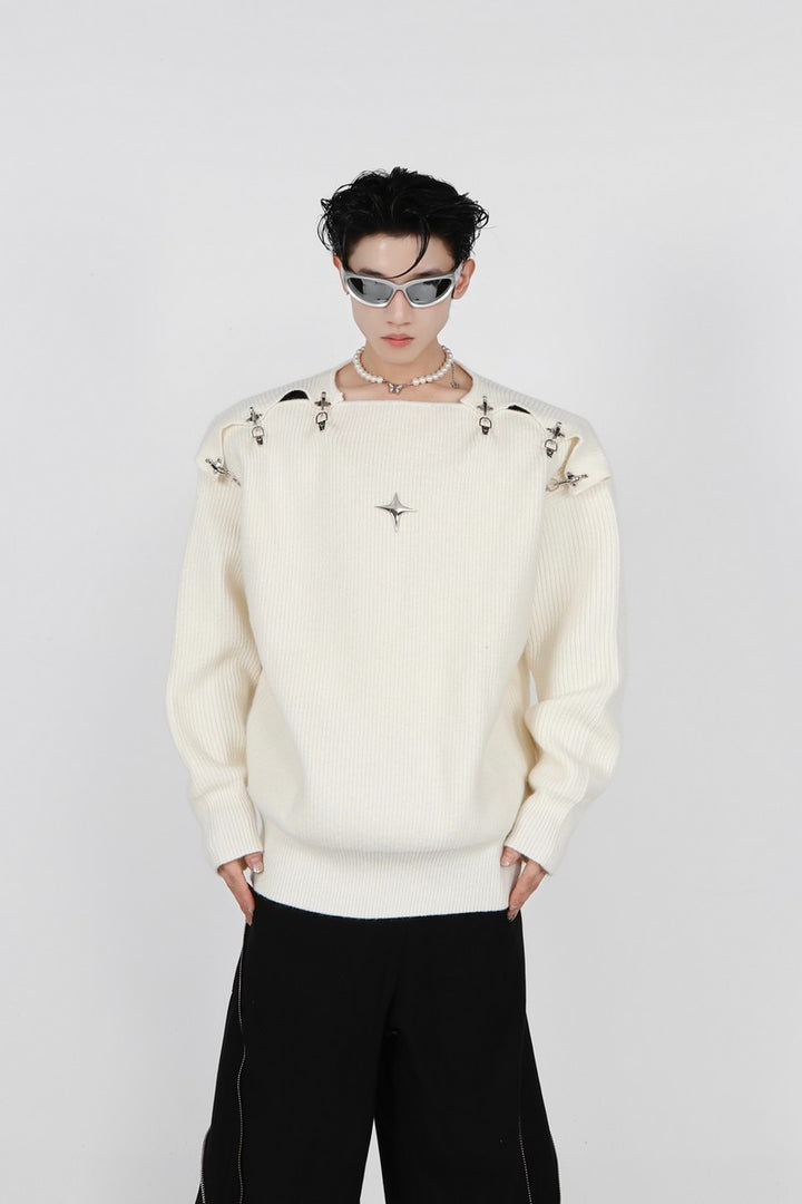 Knitted Logo Sweater