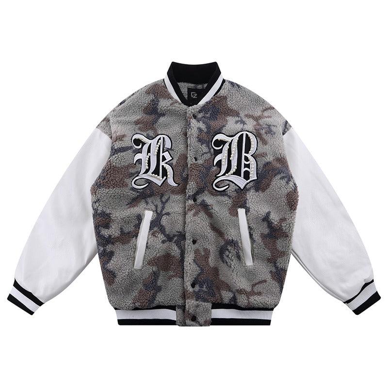 CZ Camo Sherpa Varsity Jacket