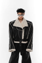 AC PU Leather Structure Jacket