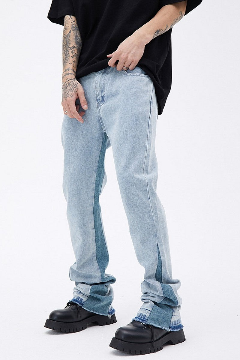Vintage Washed Flared Jeans