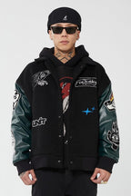 F2CE Embroidered Adepth Wool Varsity Jacket
