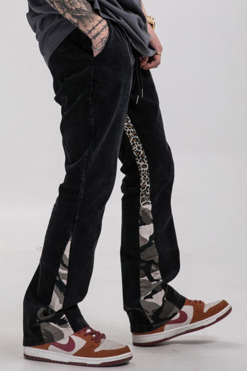 CZ Camo Corduroy Flared Trousers