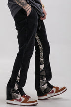 CZ Camo Corduroy Flared Trousers