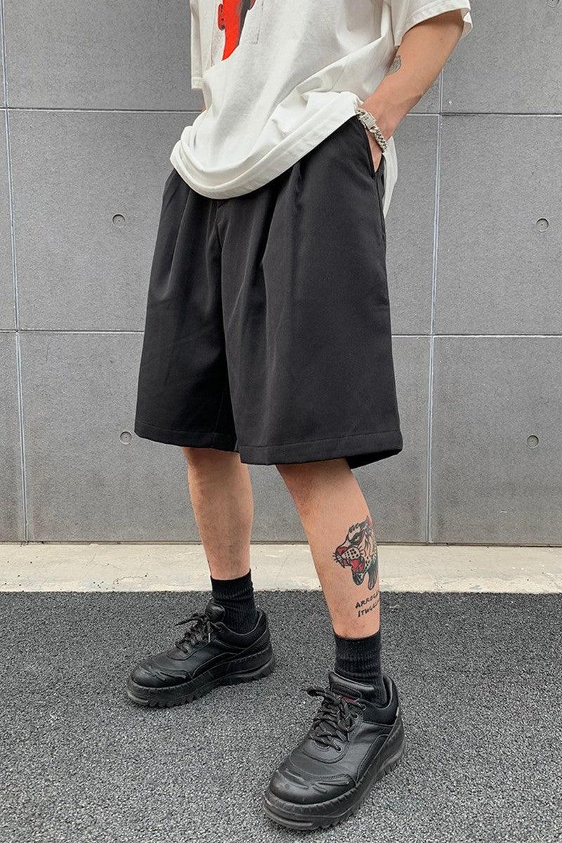 CZ Pleated Casual Shorts - UK Only
