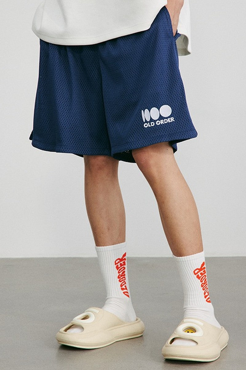 OO Basic Mesh Logo Shorts