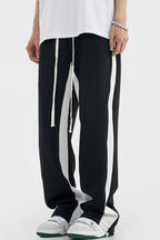 Striped Loose Sweatpants