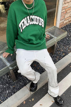 CZ Tenacious Embroidered College Sweater