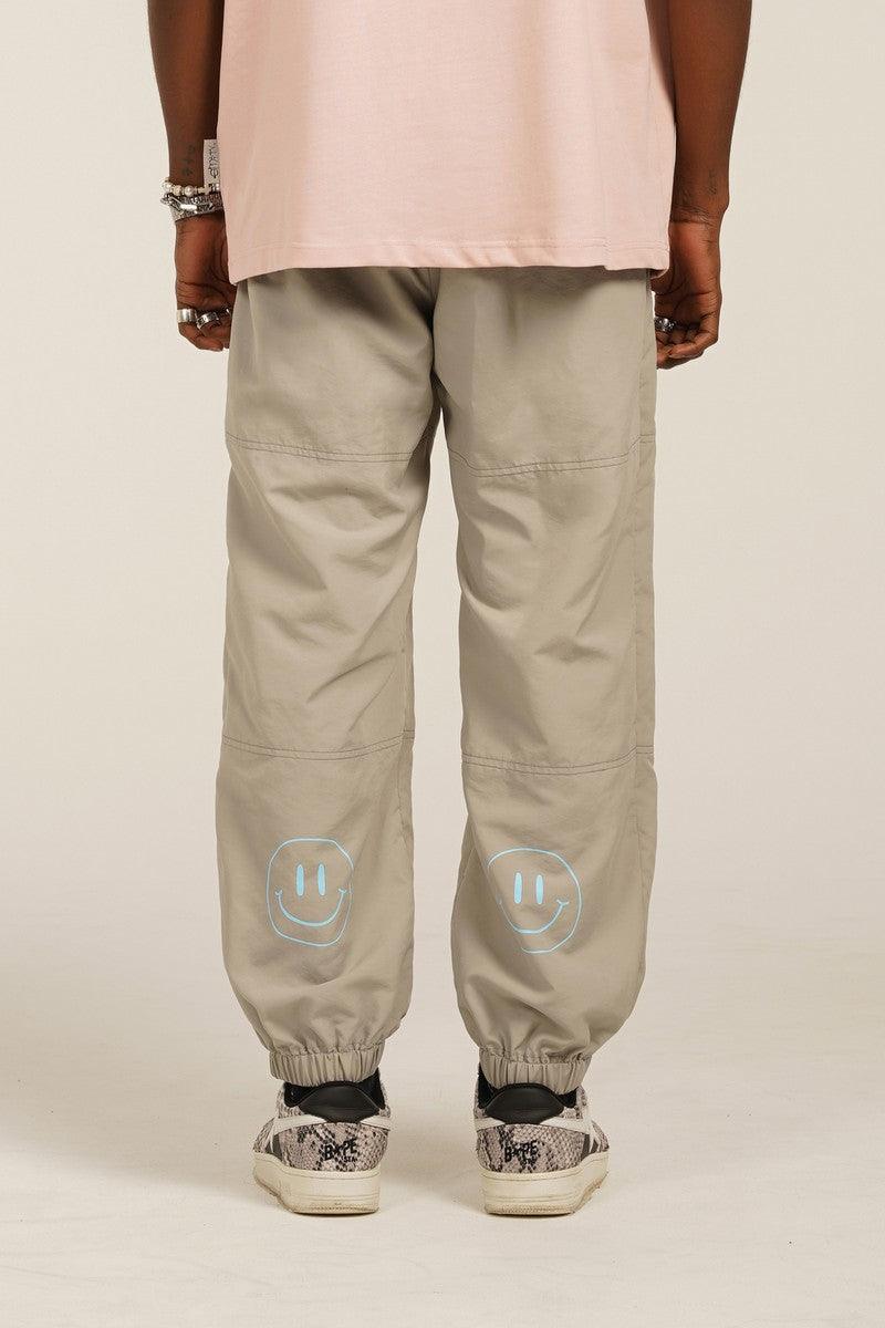 Empty Reference Smiley Logo Casual Pants
