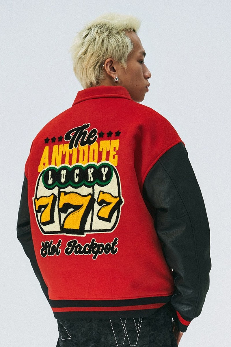 ANT Dices Embroidered Varsity Jacket