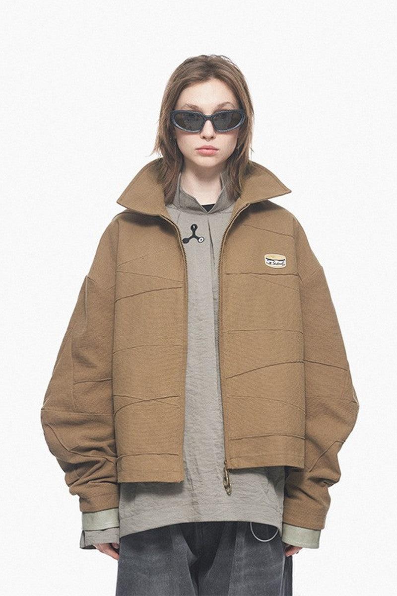 BNP Irregular Stitched Logo Jacket