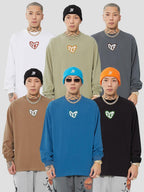 F2CE Heart Sherpa Logo L/S Tee