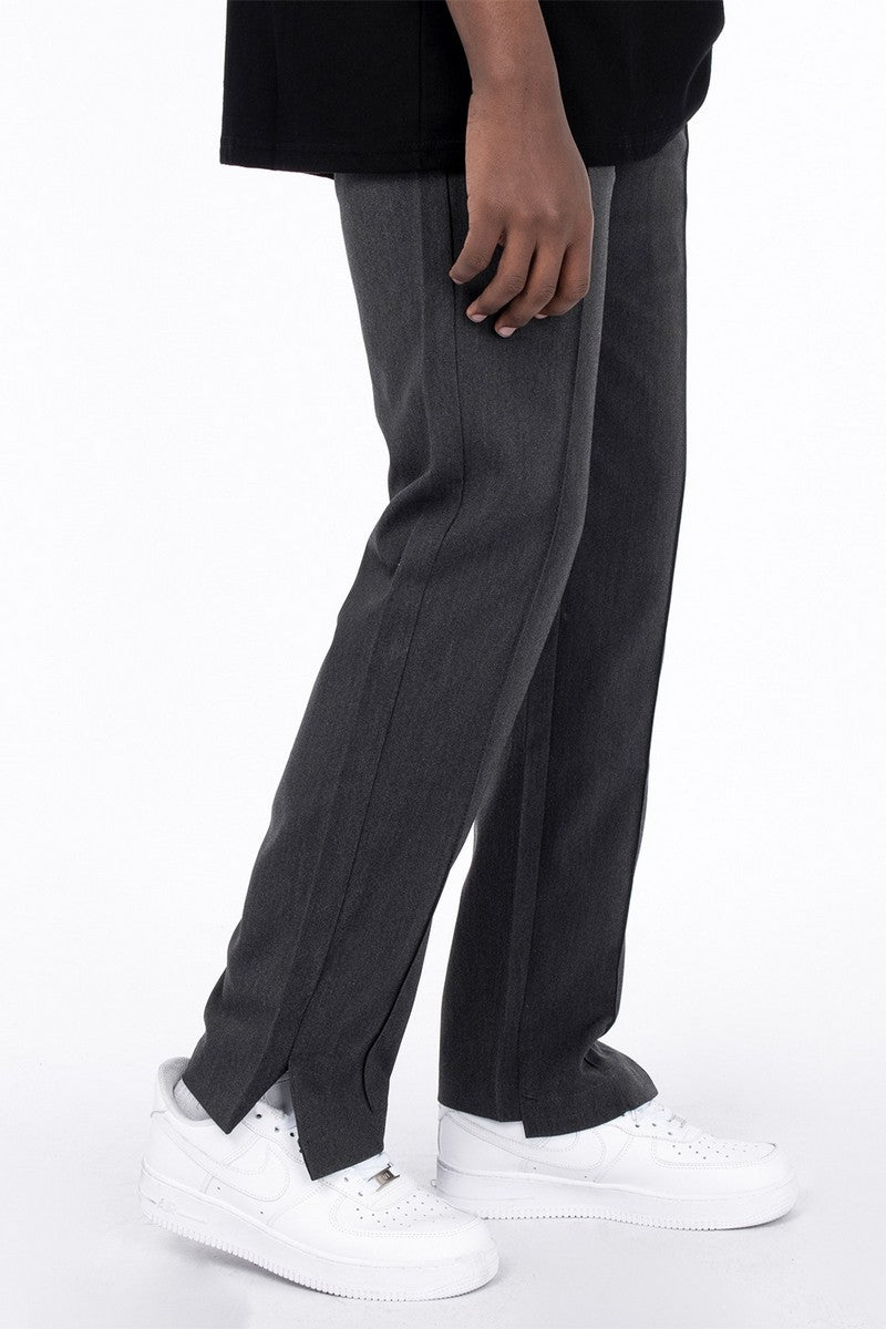 Slit Straight Trousers