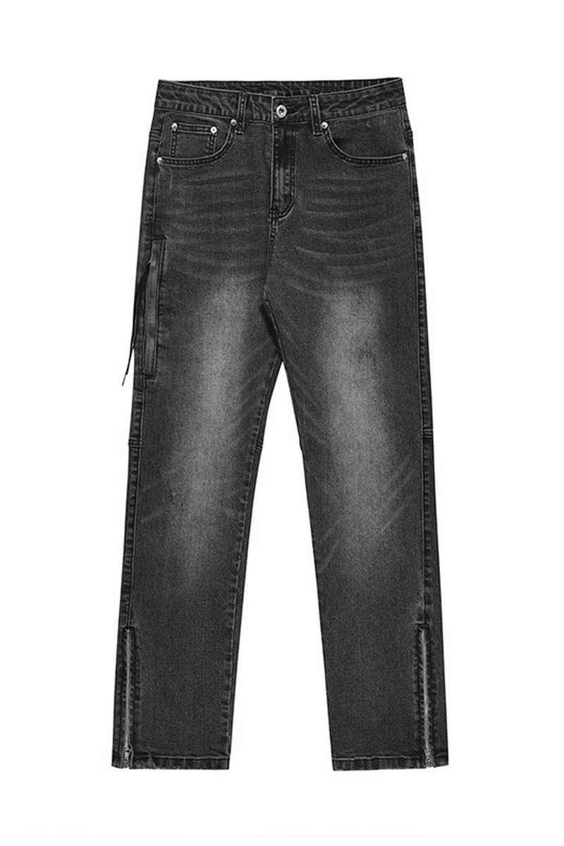 Zipper Regular Jeans