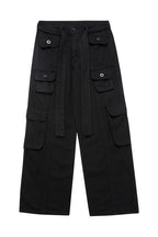 Multi Pocket Straight Trousers