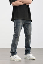 Zipper Regular Jeans