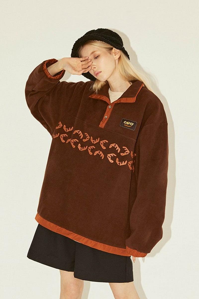 Empty Reference Logo Fleece Sweater