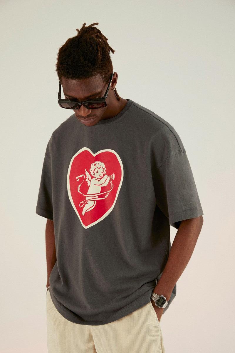 Empty Reference Angel Retro Print Tee