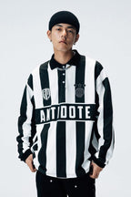 Antidote Striped Football LS Tee