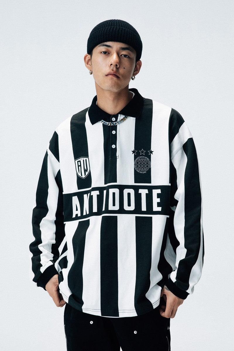 Antidote Striped Football LS Tee