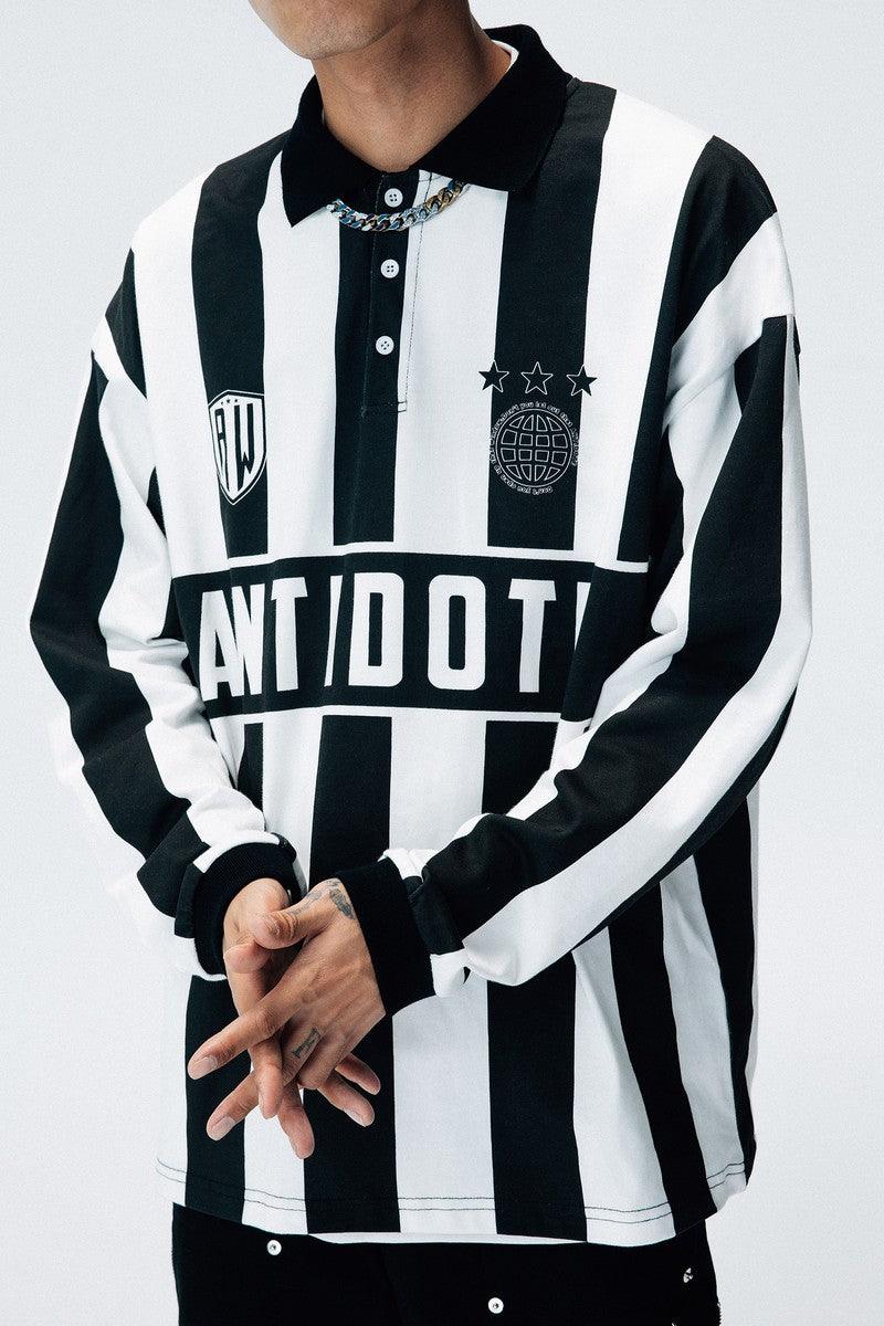 Antidote Striped Football LS Tee