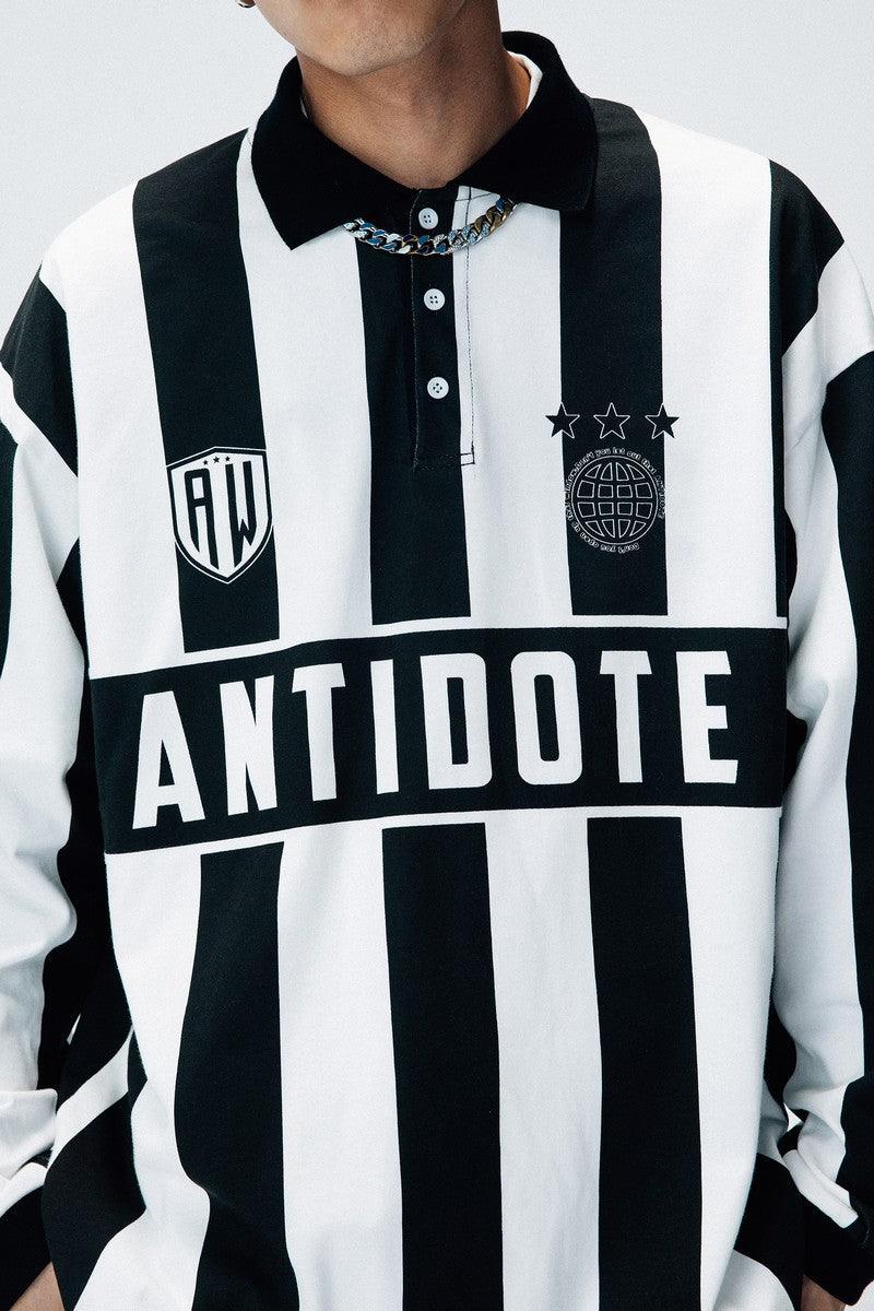 Antidote Striped Football LS Tee
