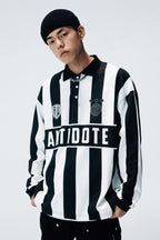 Antidote Striped Football LS Tee