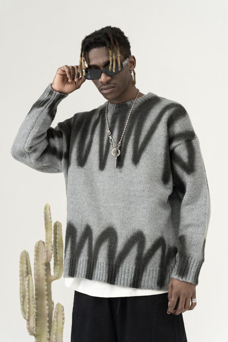 CZ Inkjet Tie Dyed Sweater