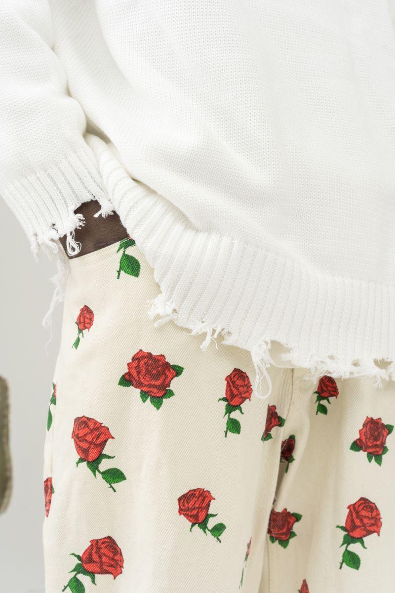 CZ Ripped Knit Turtleneck - UK Only