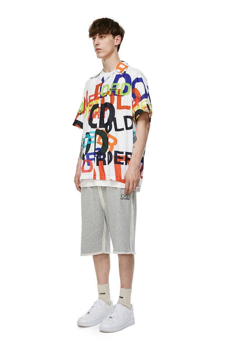 Old Order All Over Logo Full Print Cuban Shirt