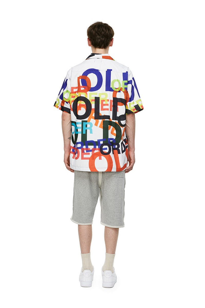 Old Order All Over Logo Full Print Cuban Shirt