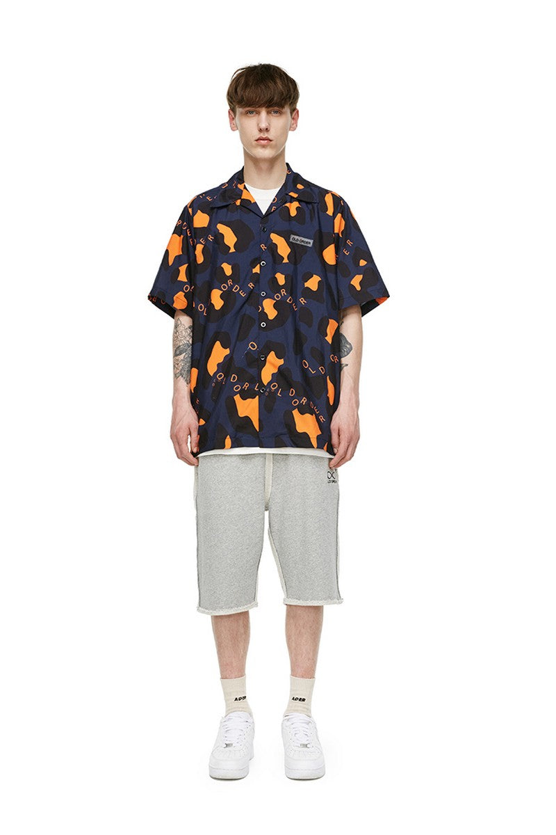 Old Order Leopard Printed Cuban Shirt