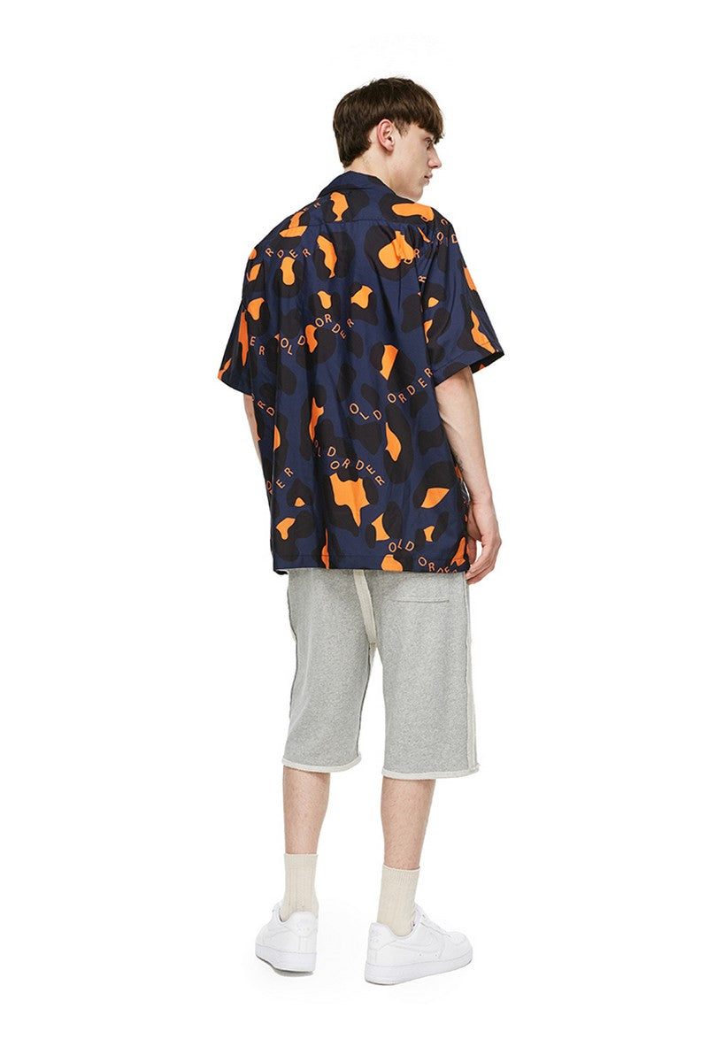 Old Order Leopard Printed Cuban Shirt