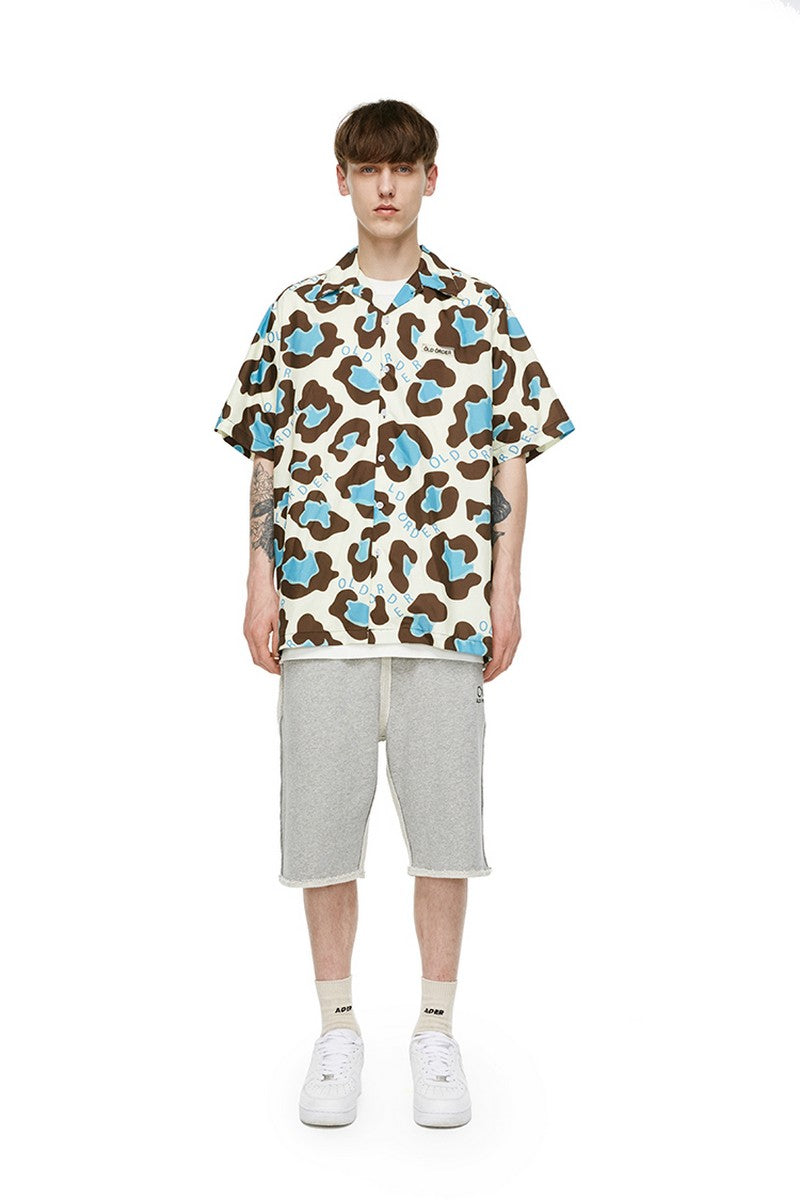 Old Order Leopard Printed Cuban Shirt