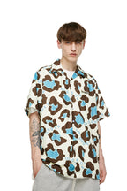 Old Order Leopard Printed Cuban Shirt