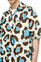 Old Order Leopard Printed Cuban Shirt