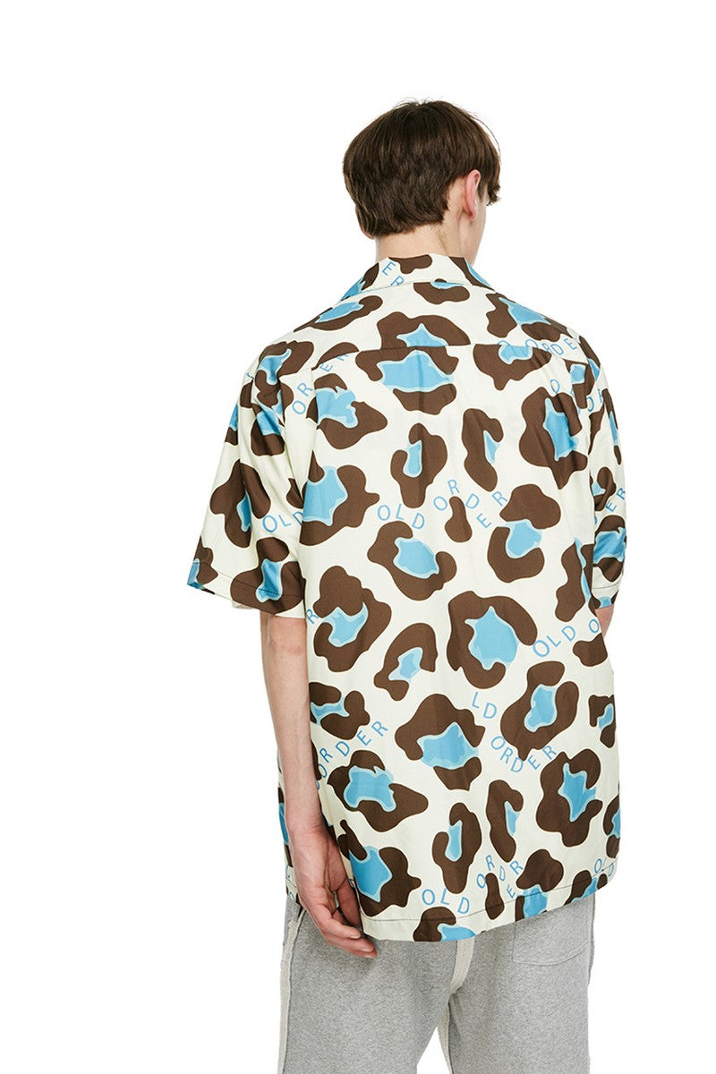 Old Order Leopard Printed Cuban Shirt