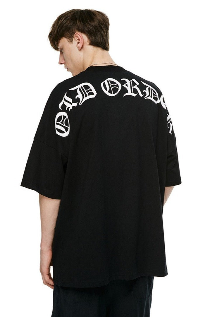 Old Order Gothic Font Logo Loose Tee