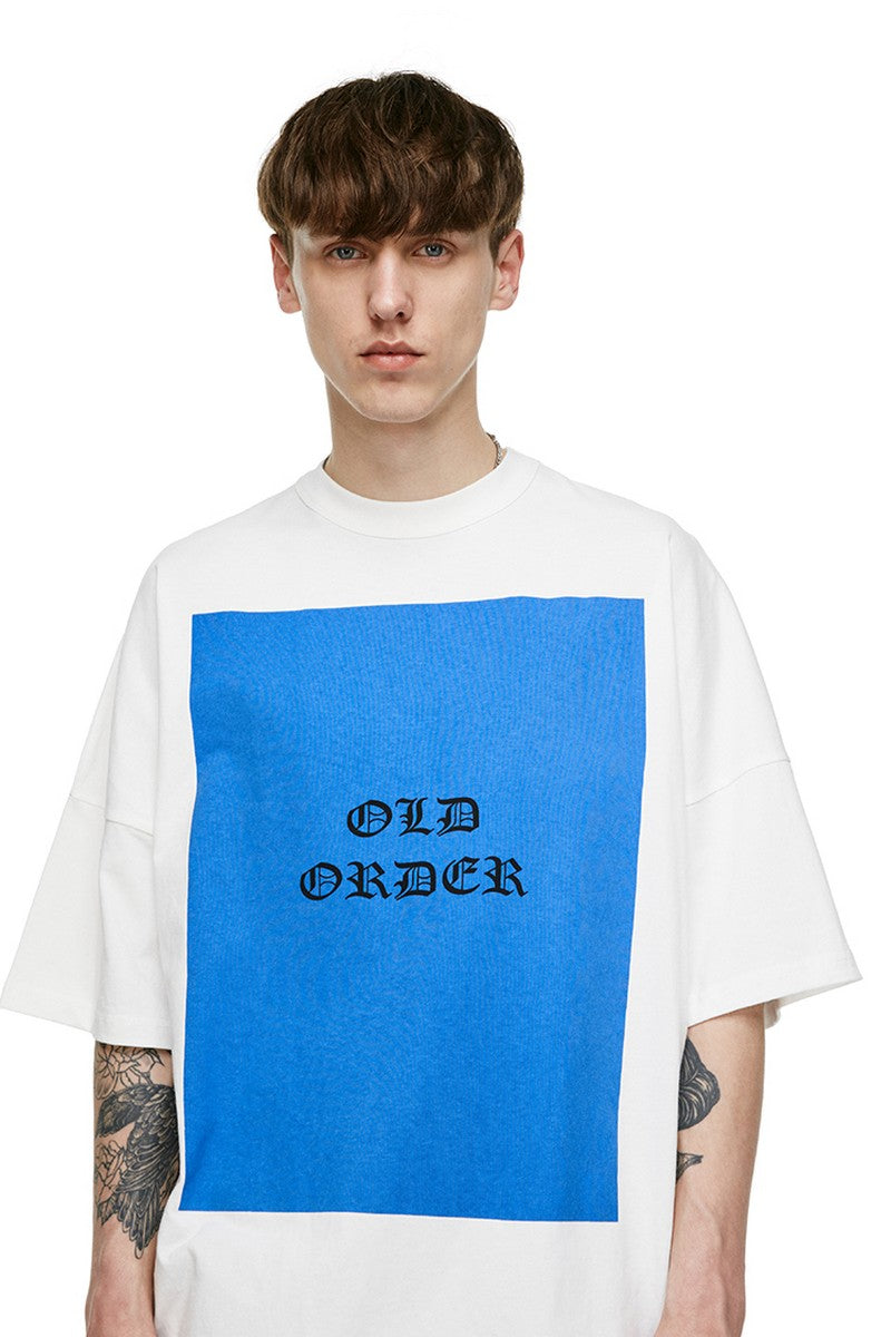 Old Order Gothic Font Logo Tee