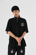 Antidote Flame Love Logo Print Tee