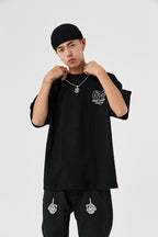 Antidote Flame Love Logo Print Tee