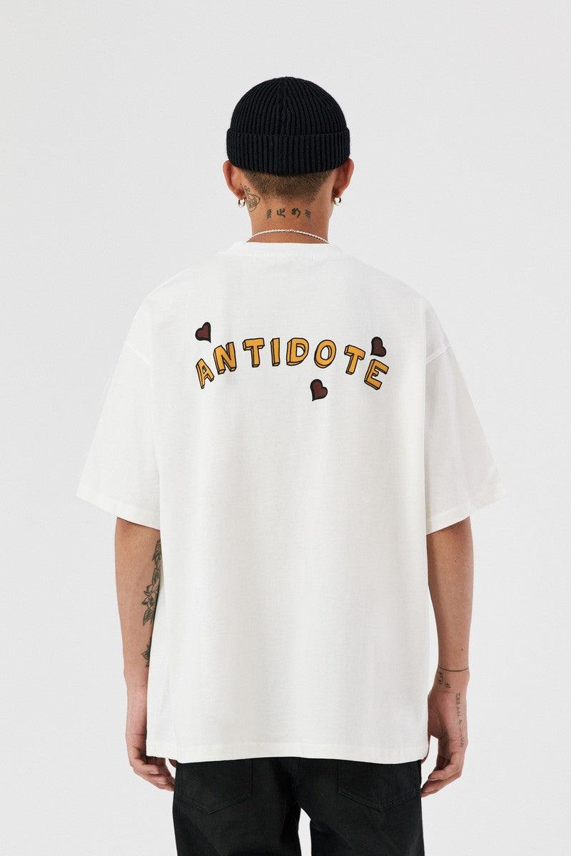 Antidote Bear Print Logo Tee