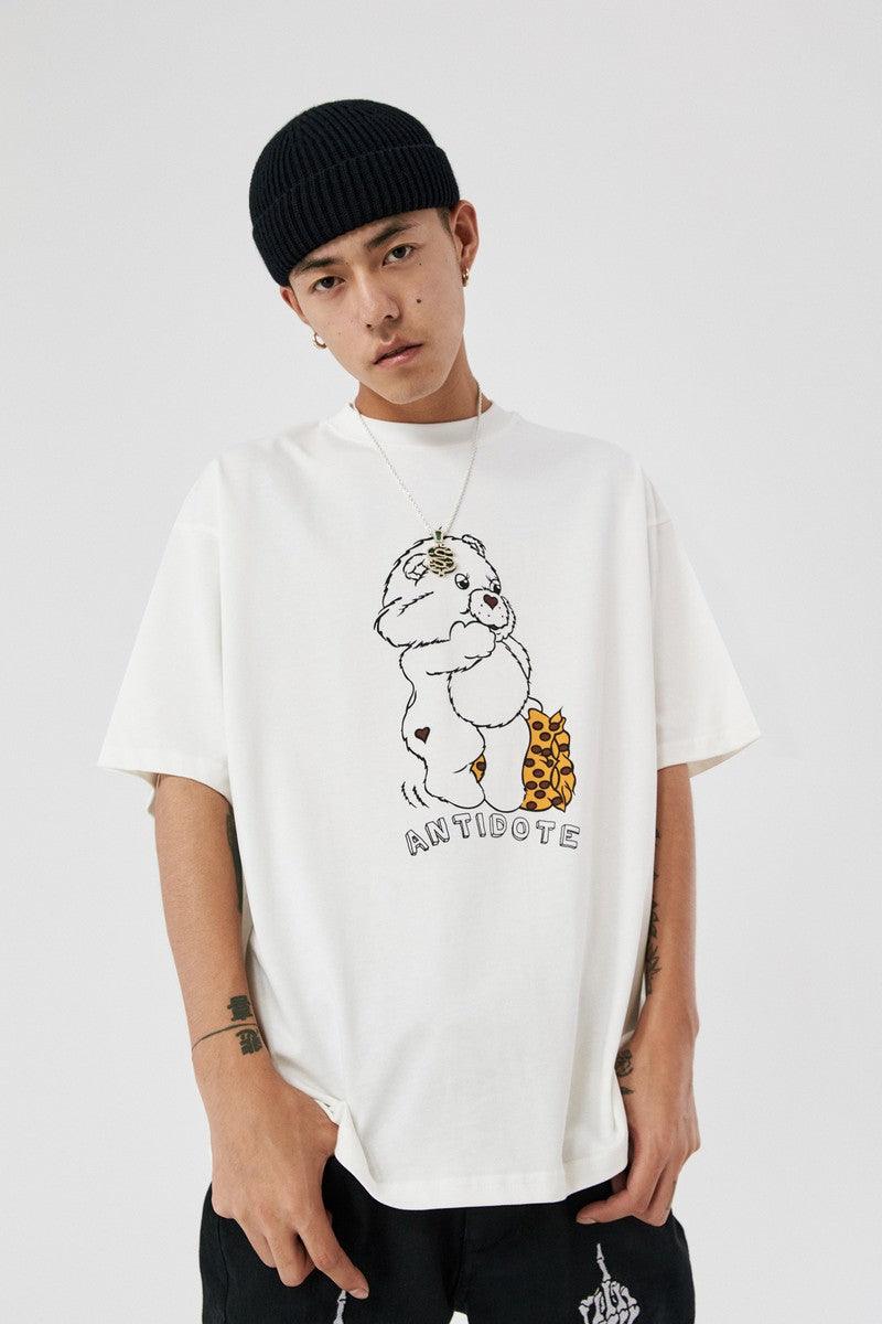 Antidote Bear Print Logo Tee
