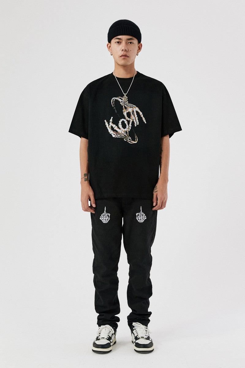 Antidote Skeleton Hands Print Tee
