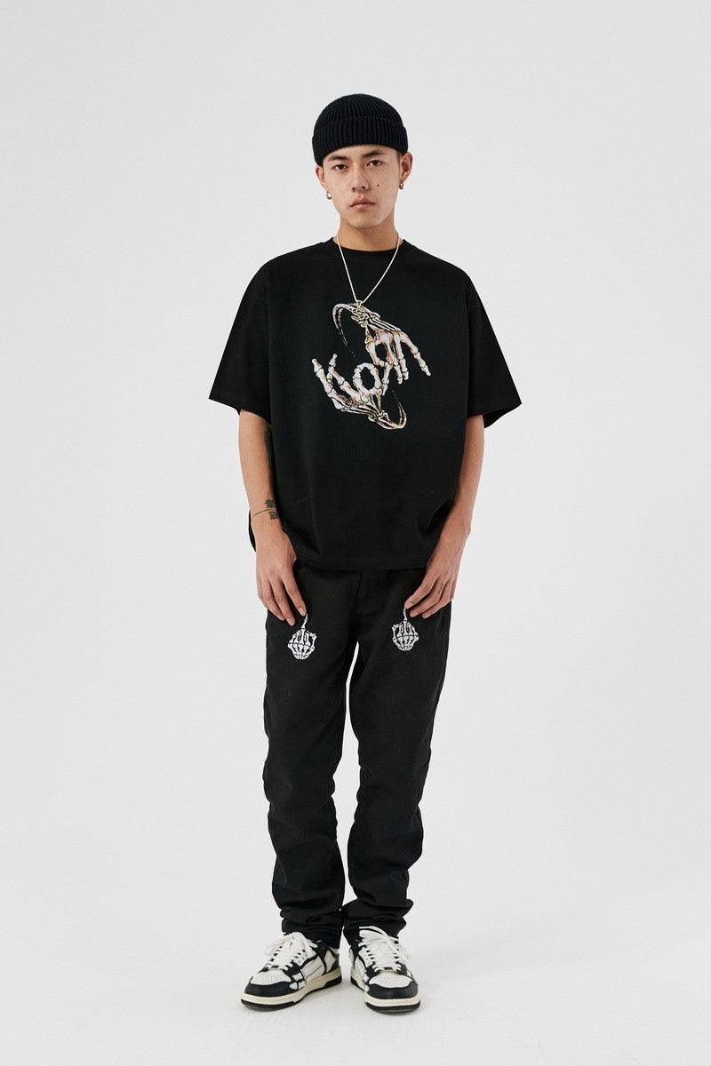 Antidote Skeleton Hands Print Tee