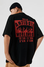 Antidote Logo Flame Print Tee