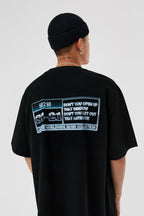 Antidote Cheetah Futuristic Logo Tee
