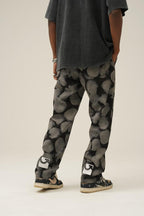 Empty Reference Embroidered Logo Dyed Jeans